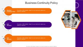 Business Continuity Policy In Powerpoint And Google Slides Cpb