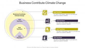 Business Contribute Climate Change In Powerpoint And Google Slides Cpb