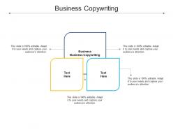 Business copywriting ppt powerpoint presentation gallery slide portrait cpb