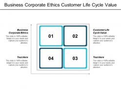 Business corporate ethics customer life cycle value business intelligence cpb