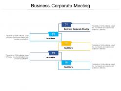 Business corporate meeting ppt powerpoint presentation inspiration icon cpb