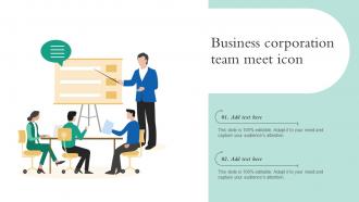 Business Corporation Team Meet Icon