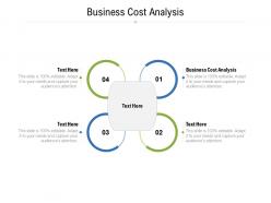 Business cost analysis ppt powerpoint presentation styles backgrounds cpb