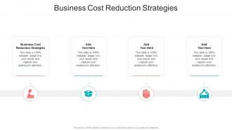 Business Cost Reduction Strategies In Powerpoint And Google Slides Cpb