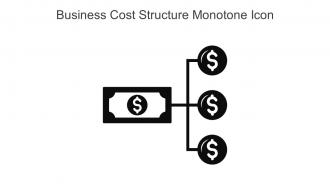 Business Cost Structure Monotone Icon In Powerpoint Pptx Png And Editable Eps Format