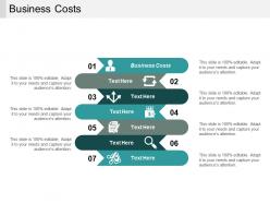 Business costs ppt powerpoint presentation gallery portfolio cpb