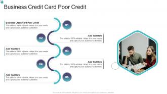 Business Credit Card Poor Credit In Powerpoint And Google Slides Cpb