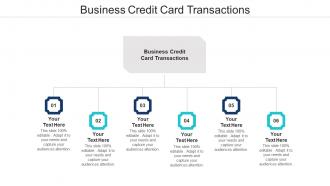 Business Credit Card Transactions Ppt Powerpoint Presentation Gallery Graphics Tutorials Cpb