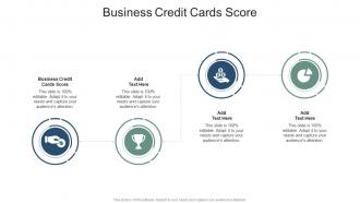 Business Credit Cards Score In Powerpoint And Google Slides Cpb