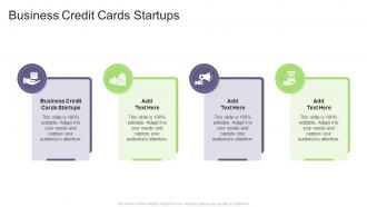 Business Credit Cards Startups In Powerpoint And Google Slides Cpb