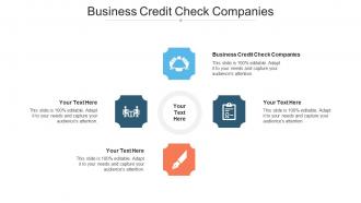 Business Credit Check Companies Ppt Powerpoint Presentation Outline Influencers Cpb