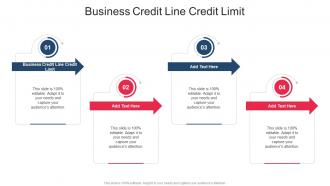 Business Credit Line Credit Limit In Powerpoint And Google Slides Cpb