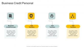 Business Credit Personal In Powerpoint And Google Slides Cpb