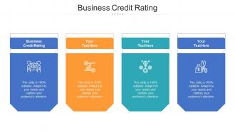 Business credit rating ppt powerpoint presentation show background designs cpb