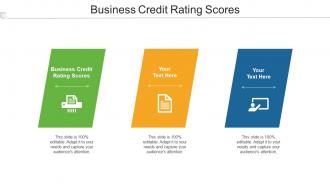Business Credit Rating Scores Ppt Powerpoint Presentation Ideas Tips Cpb