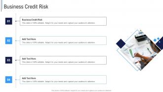 Business Credit Risk In Powerpoint And Google Slides Cpb
