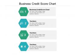 Business credit score chart ppt powerpoint presentation gallery master slide cpb