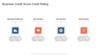 Business Credit Score Credit Rating In Powerpoint And Google Slides Cpb