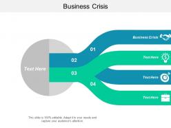 Business crisis ppt powerpoint presentation gallery display cpb