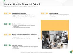 Business crisis preparedness deck how to handle financial crisis ppt brochure