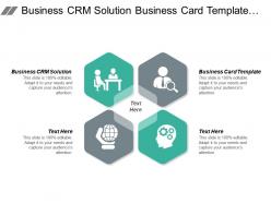 Business crm solution business card template impressive resume cpb