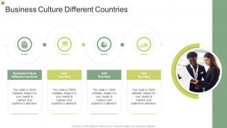 Business Culture Different Countries In Powerpoint And Google Slides Cpb
