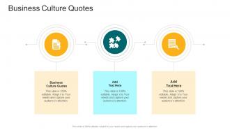 Business Culture Quotes In Powerpoint And Google Slides Cpb