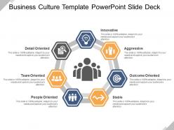 Business culture template powerpoint slide deck