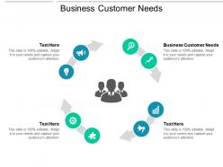 Business customer needs ppt powerpoint presentation diagram templates cpb