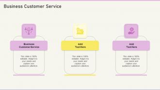 Business Customer Service In Powerpoint And Google Slides Cpb