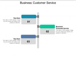Business customer service ppt powerpoint presentation icon gallery cpb