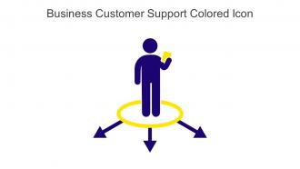 Business Customer Support Colored Icon In Powerpoint Pptx Png And Editable Eps Format