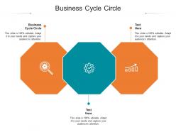 Business cycle circle ppt powerpoint presentation slides graphics example cpb