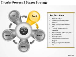Business cycle diagram 5 stages strategy powerpoint templates ppt backgrounds for slides 0515