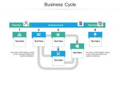 Business cycle ppt powerpoint presentation outline shapes cpb