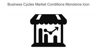 Business Cycles Market Conditions Monotone Icon In Powerpoint Pptx Png And Editable Eps Format