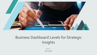 Business Dashboard Levels For Strategic Insights PPT Mockup AT