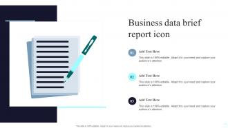 Business Data Brief Report Icon