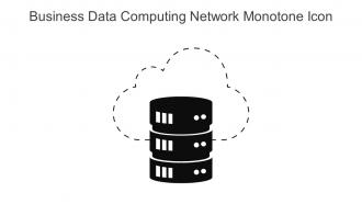 Business Data Computing Network Monotone Icon In Powerpoint Pptx Png And Editable Eps Format
