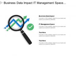 Business data impact it management space project scope