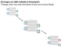 Business data representation flat powerpoint design