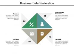 Business data restoration ppt powerpoint presentation inspiration cpb
