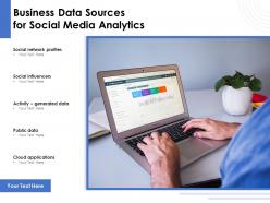 Business data sources for social media analytics