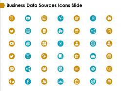 Business data sources icons slide target ppt powerpoint presentation