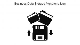 Business Data Storage Monotone Icon In Powerpoint Pptx Png And Editable Eps Format