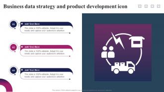 Business Data Strategy And Product Development Icon