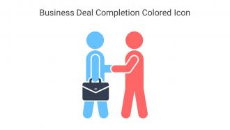 Business Deal Completion Colored Icon In Powerpoint Pptx Png And Editable Eps Format