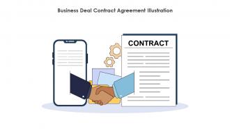 Business Deal Contract Agreement Illustration