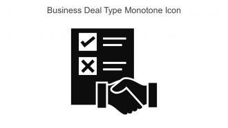Business Deal Type Monotone Icon In Powerpoint Pptx Png And Editable Eps Format