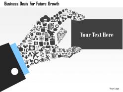 Business deals for future growth flat powerpoint design